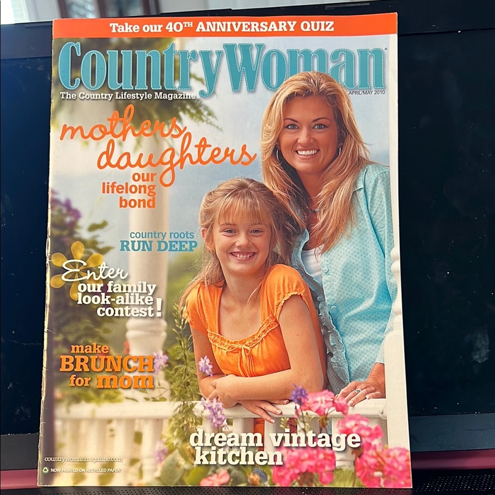 Country Woman Magazine Cover Mothers and Daughters May 2010
